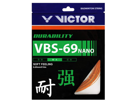 VICTOR VBS-69 NANO High Durability String 0.69mm | 10m Set-Pack of 2