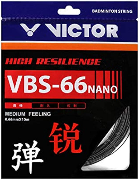 VICTOR VBS-66N High Resilience (0.66mm x 10mm) String -Pack of 2