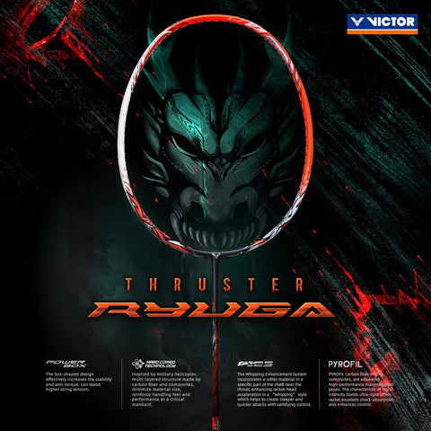 VICTOR Thruster K RYUGA D TK-Ryuga-D G5 Unstrung Badminton Racket