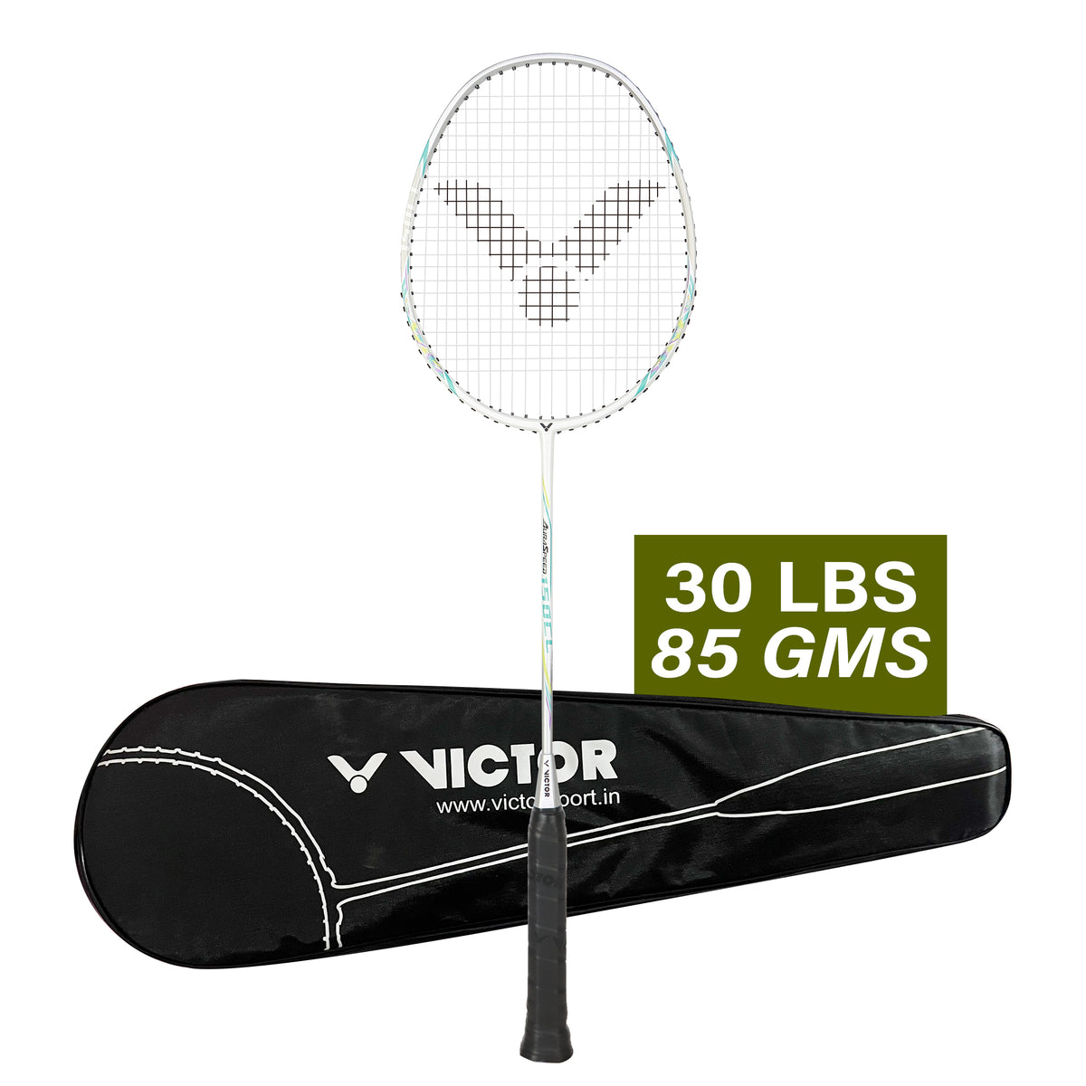 VICTOR AURASPEED ARS-150CL  Pre-Strung Aluminum Racket | G5 Grip