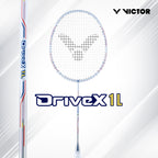 VICTOR DX-1L-V Strung Professional Badminton Racket – Lightweight, Even Balance & Precision Control