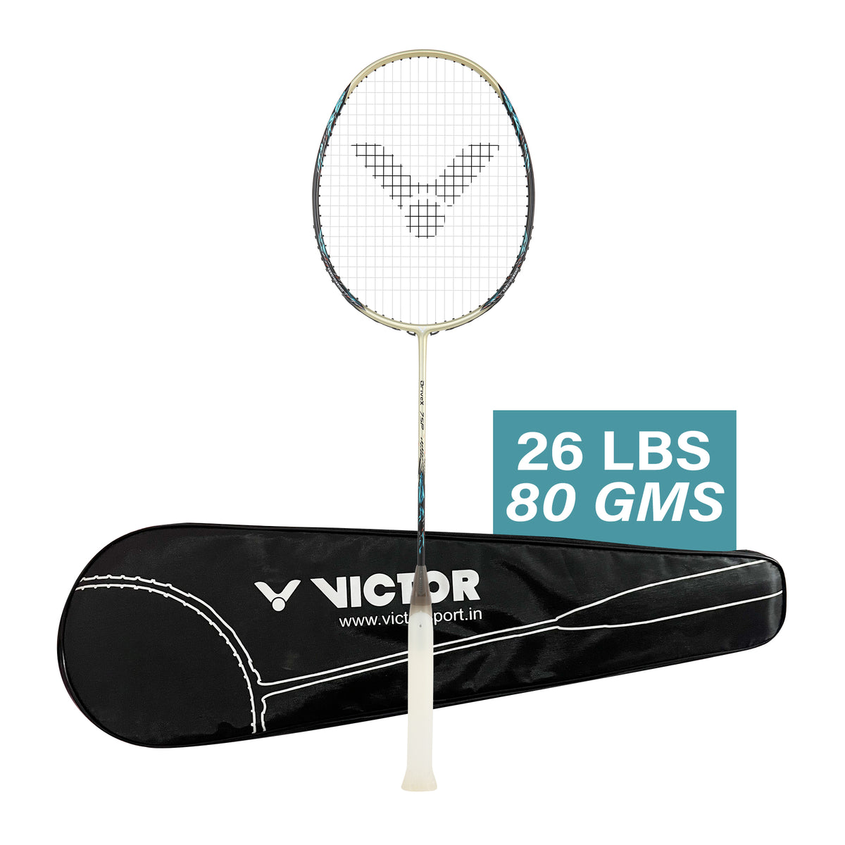 VICTOR DriveX DX-7SP-X 4U G5 All-Around Performance Strung  Racket