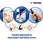 VICTOR AC018 Grip Powder (Pack of 2) – Enhanced Grip & Moisture Control for Sports