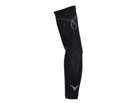 VICTOR SP203 C Arm Sleeves – Black, 82% Polyester & 18% Spandex, RUDOLF Antibacterial and Odour-Resistant Fabric