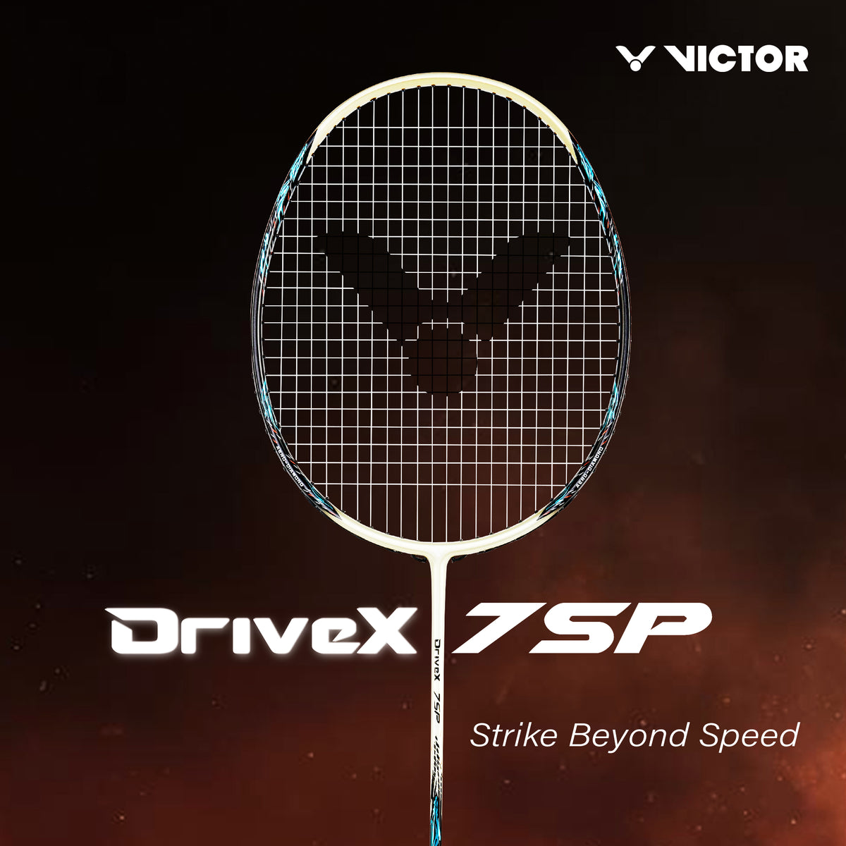 VICTOR DriveX DX-7SP-X 4U G5 All-Around Performance Strung  Racket
