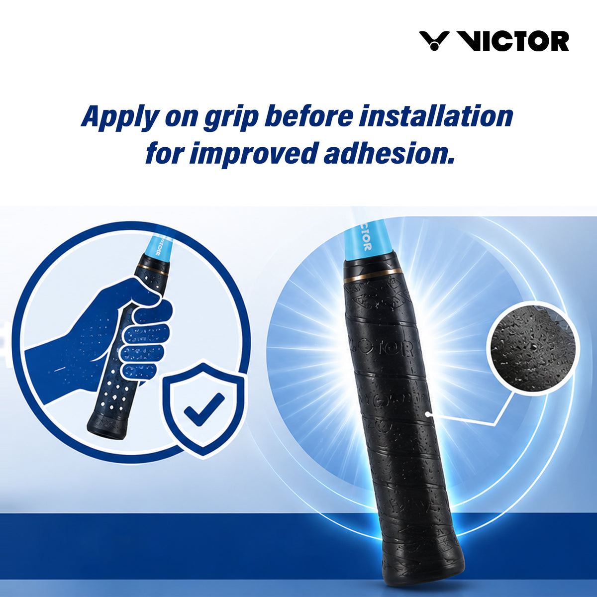 VICTOR AC018 Grip Powder Enhanced Grip & Moisture Control-Pack of 2