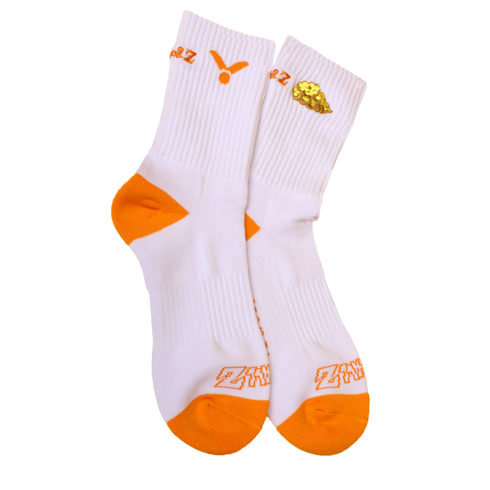 Victor x Dragon Ball Z Unisex High-Cut Athletic Socks | Available in Black & White