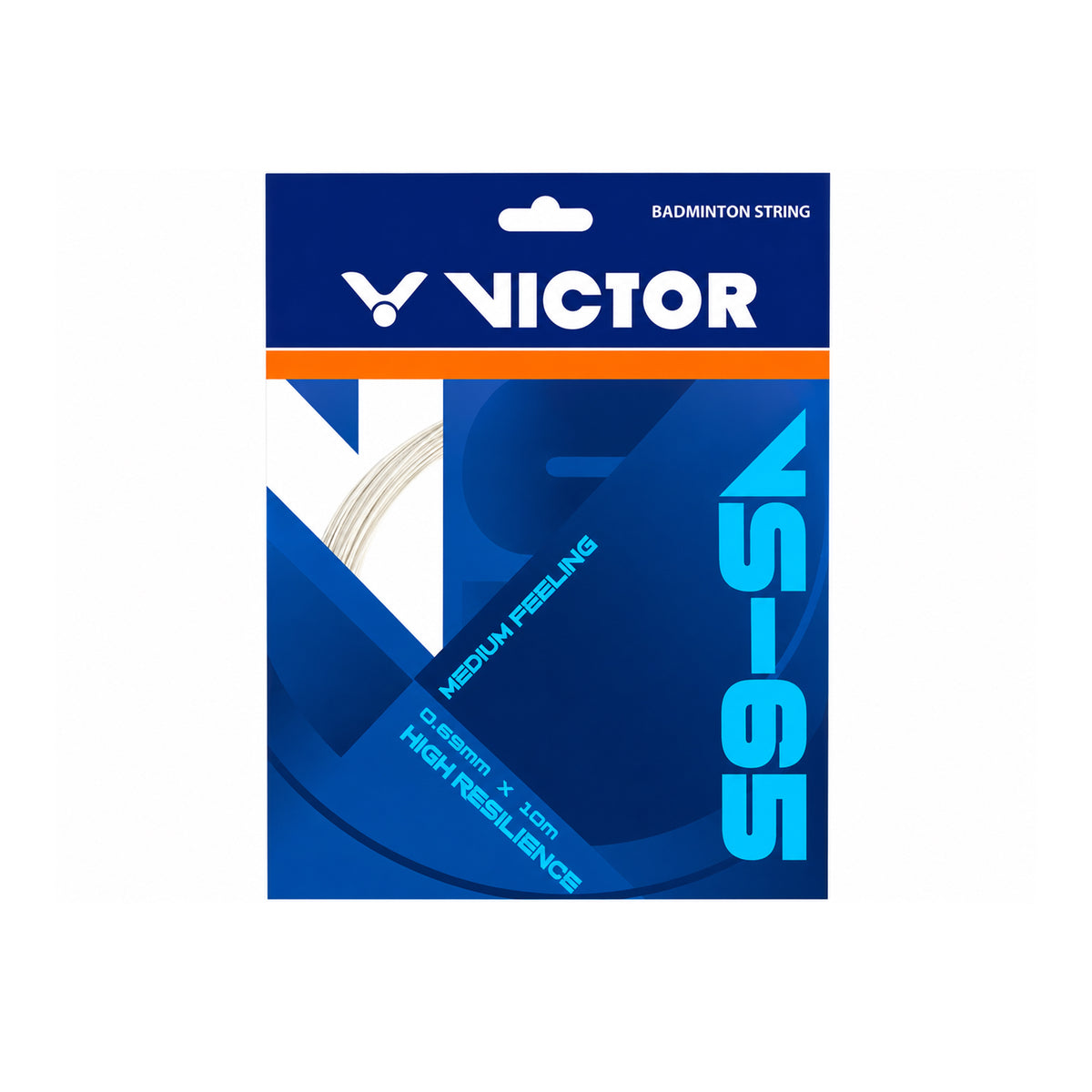 VICTOR VS-65 High Resilience, Durable & Precision Control String (0.65mm x 10m) Pack of 2