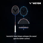 VICTOR Thruster K 815CL-I Strung Badminton Racket – G5, Lightweight & Durable Performance