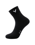 VICTOR Mid-Calf Socks SK152-3 – Pack of 3 Sports Socks (Grey, Black & White)