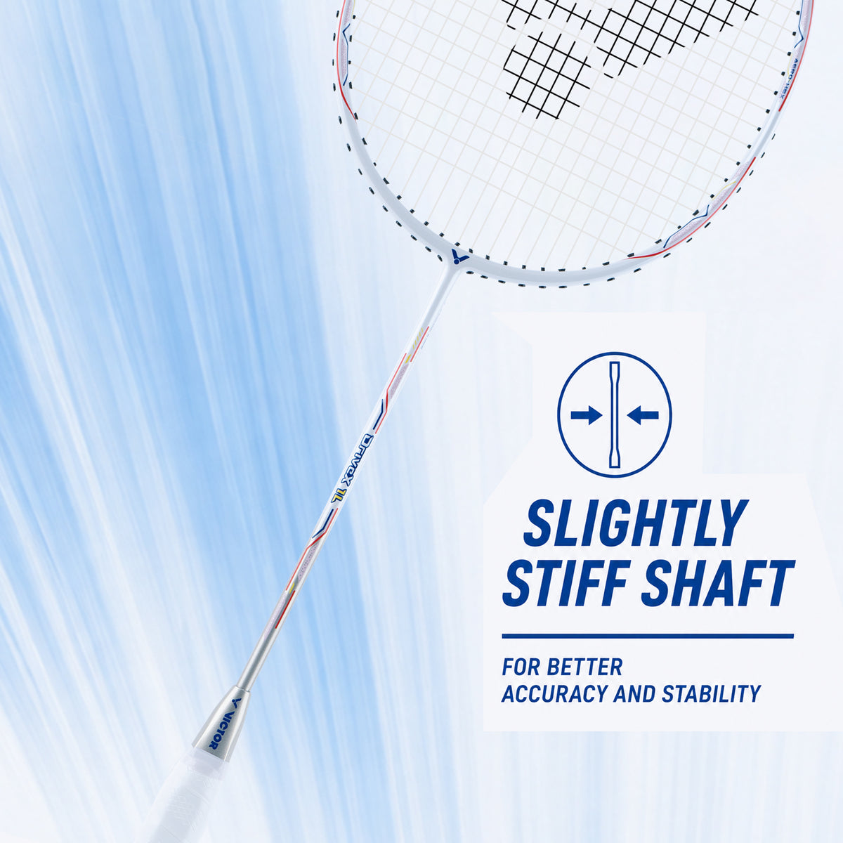 VICTOR DriveX DX-1L-V Strung Professional Lightweight  Racket