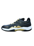 Victor P8500TDIN Indoor Badminton Shoes – Black Gold / Navy Blue