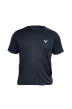 VICTOR Polyester Unisex T-Shirt T-4330 – Black | Lightweight, Breathable, Performance Activewear