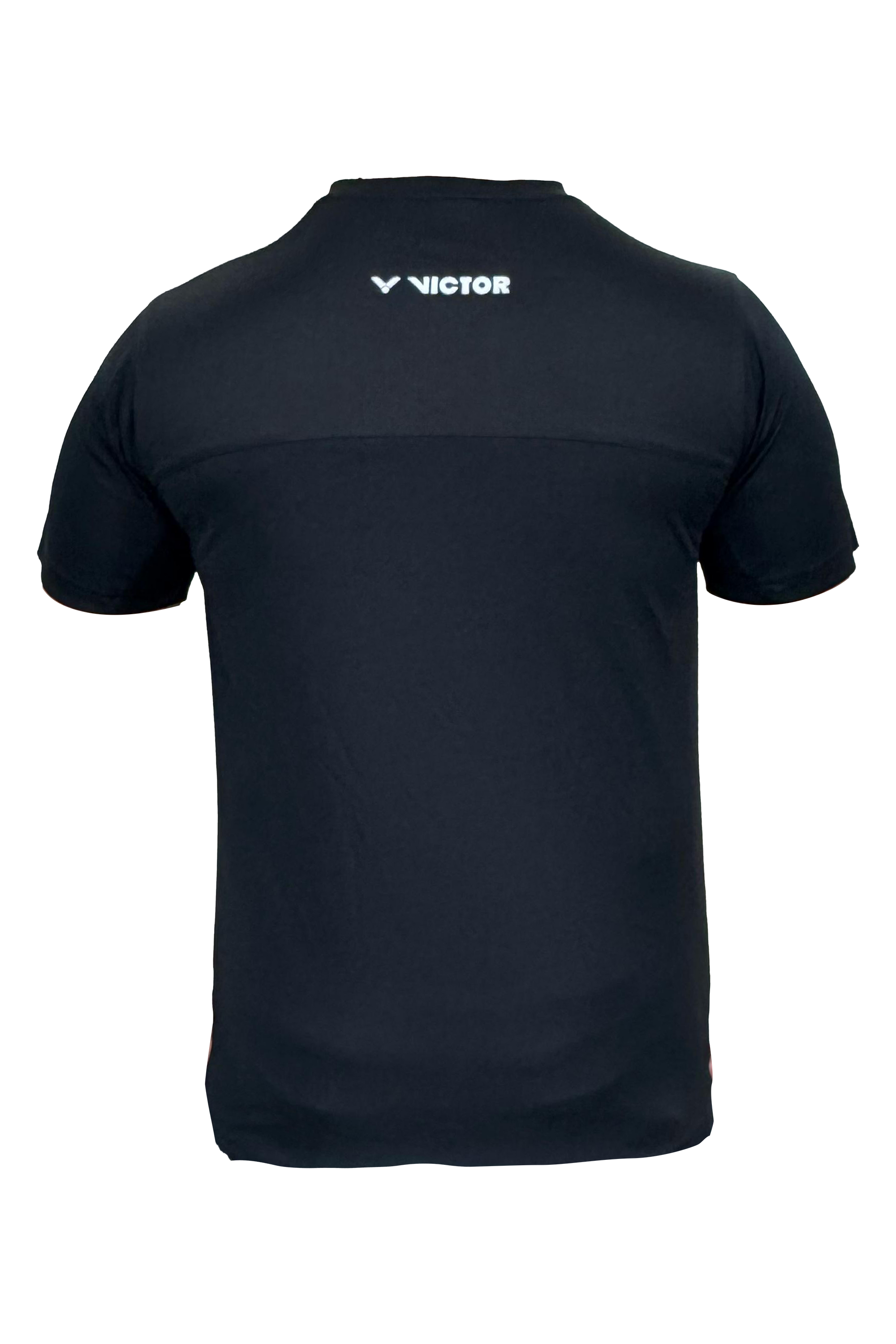 VICTOR Polyester Unisex T-Shirt T-4330 – Black | Lightweight, Breathable, Performance Activewear