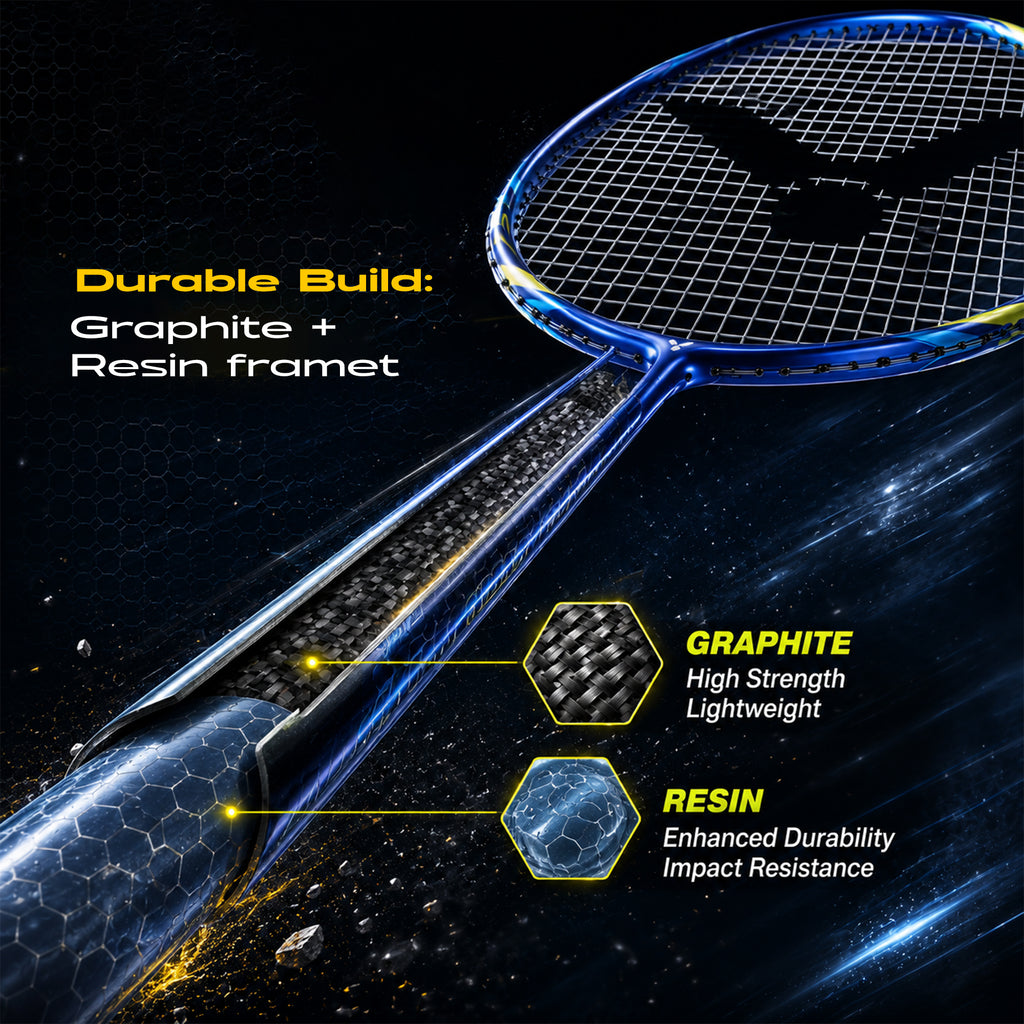 VICTOR Wrist Enhancer WE-140-F Badminton Training Racket | Wrist Strength & Agility Trainer (Strung)