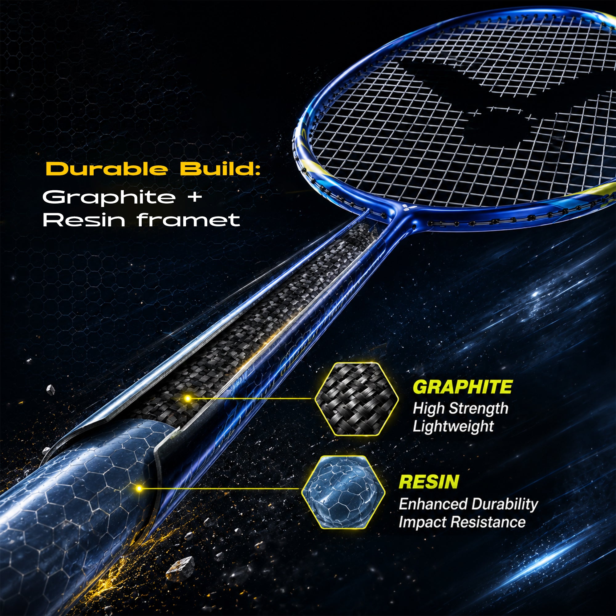 VICTOR Wrist Enhancer WE-140-F Badminton Training Racket | Wrist Strength & Agility Trainer (Strung)