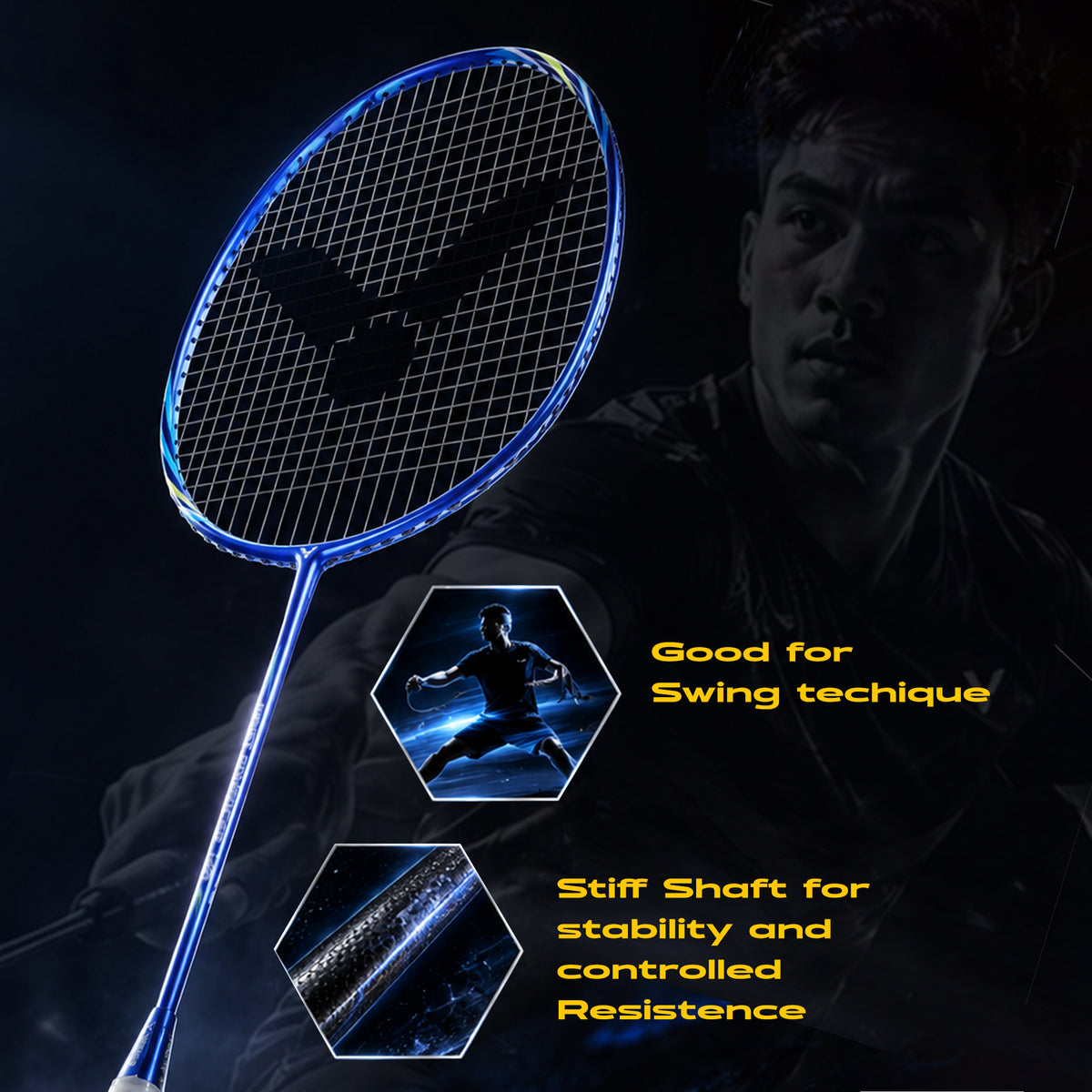 VICTOR Wrist Enhancer WE-140-F Badminton Training Racket
