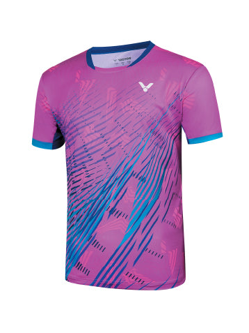 VICTOR T-50013 Unisex Quick-Dry Polyester T-Shirt – Lightweight Sports & Training Tee-White