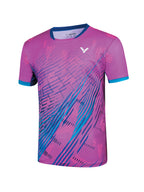 VICTOR T-50013 Unisex Quick-Dry Polyester T-Shirt – Lightweight Sports & Training Tee-White