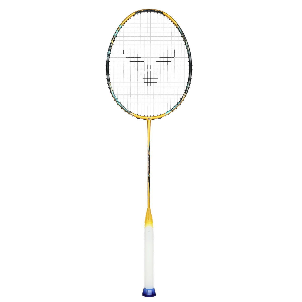 Victor Thruster F C Ultra X Professional Badminton Racket – Power Series Attacking Racket with PYROFIL, Metallic Carbon Fiber, Nano Aerogel, Free Core & Power Ring Pro (3U/4U/5U)