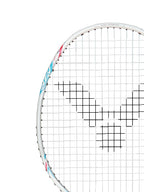 VICTOR Thruster TK-220HII Badminton Racket 4U G6 Strung – High Tension 35 lbs, Graphite Frame, Power & Speed