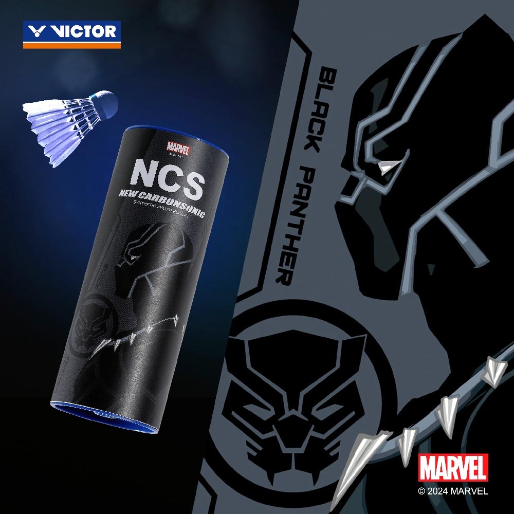 VICTOR NCS Synthetic Shuttlecock – Avengers Limited Edition (4 Tube Set)