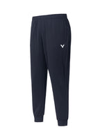 Victor P-45802 Unisex Training Series Pants – Black | 100% Polyester | Lightweight Breathable Sports & Gym Wear