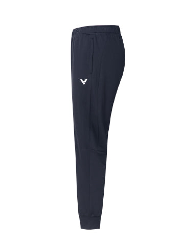 Victor P-45802 Unisex Training Series Pants – Black | 100% Polyester | Lightweight Breathable Sports & Gym Wear