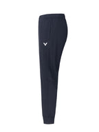 Victor P-45802 Unisex Training Series Pants – Black | 100% Polyester | Lightweight Breathable Sports & Gym Wear