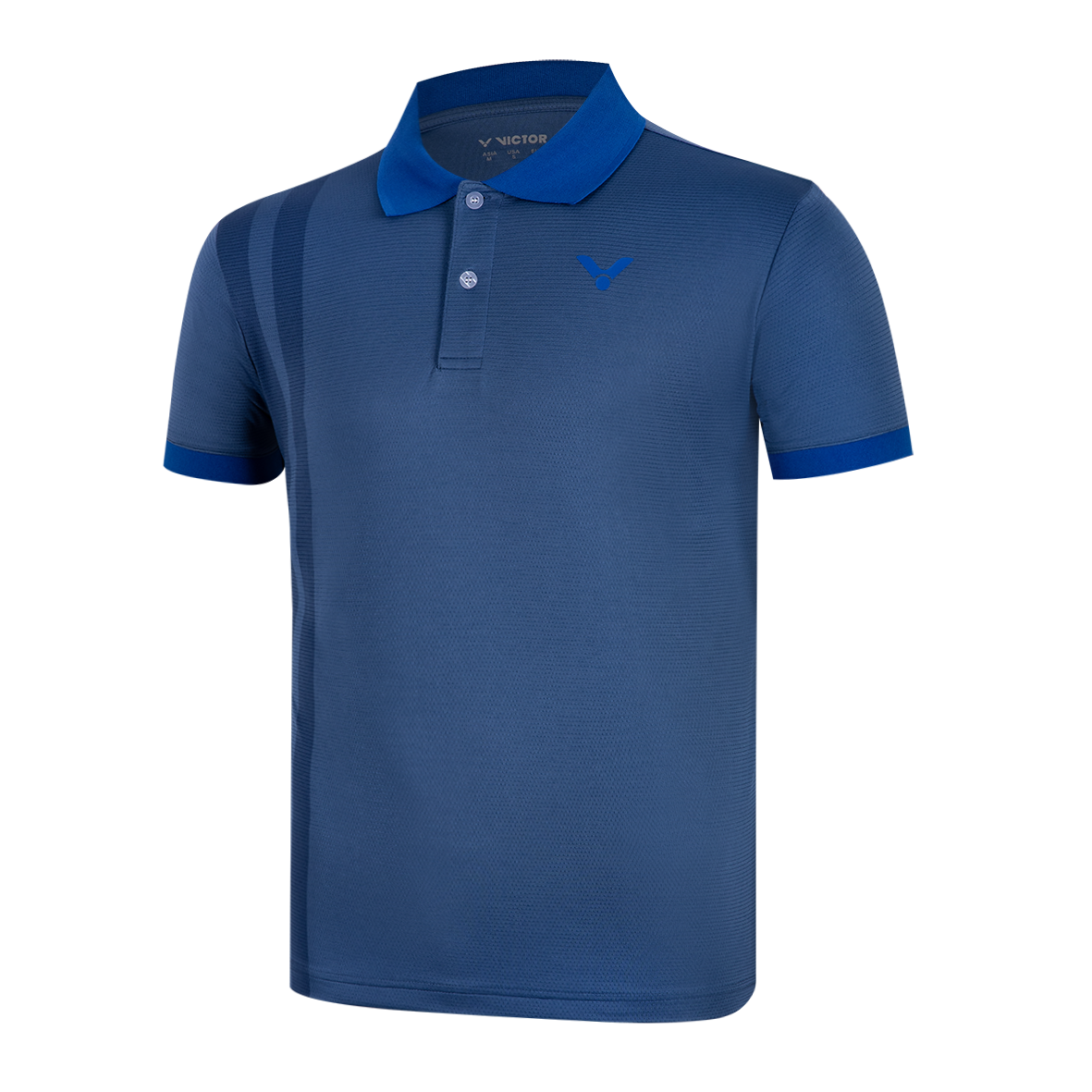 VICTOR S-59141 Unisex Polo T-Shirt – Premium Polyester, Breathable & Quick-Dry Sportswear (Available in Two Colour -Navy Blue & Black)