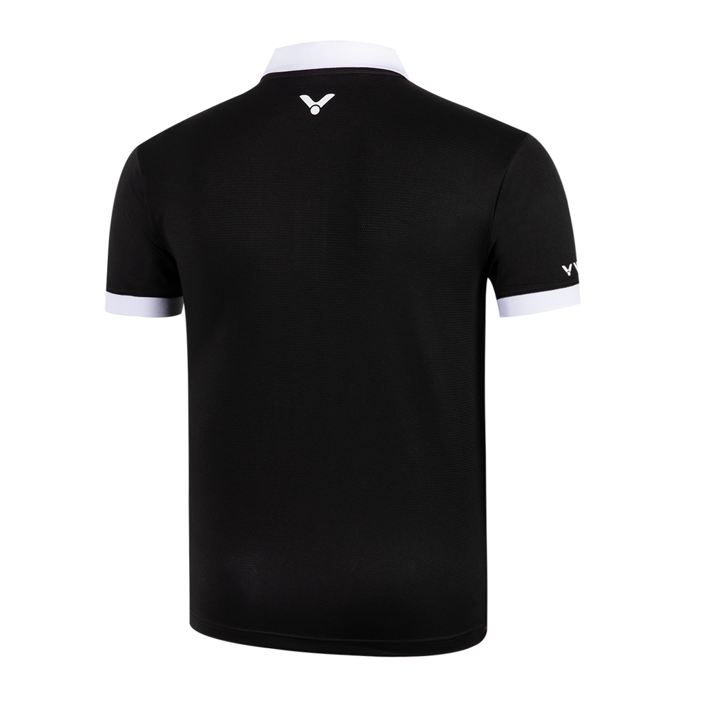 VICTOR S-59141 Unisex Polo T-Shirt – Premium Polyester, Breathable & Quick-Dry Sportswear (Available in Two Colour -Navy Blue & Black)