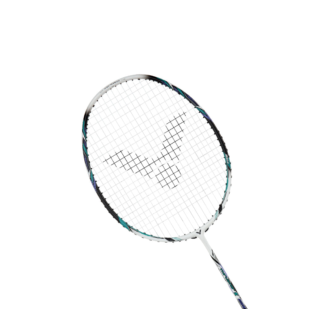 VICTOR Thruster TK-220HII Badminton Racket 4U G6 Strung – High Tension 35 lbs, Graphite Frame, Power & Speed