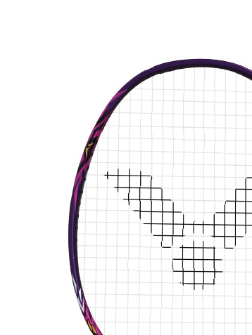 VICTOR Thruster TK-RYUGA CLS Badminton Racket 4U G5 (Unstrung) – Red/Purple, Graphite Frame, Medium Stiff