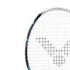 VICTOR Thruster TK-220HII Badminton Racket 4U G6 Strung – High Tension 35 lbs, Graphite Frame, Power & Speed