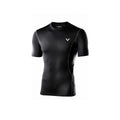 VICTOR SP201 Compression T-Shirt – Black | Anti-Odour, Quick-Dry Sportswear-Black