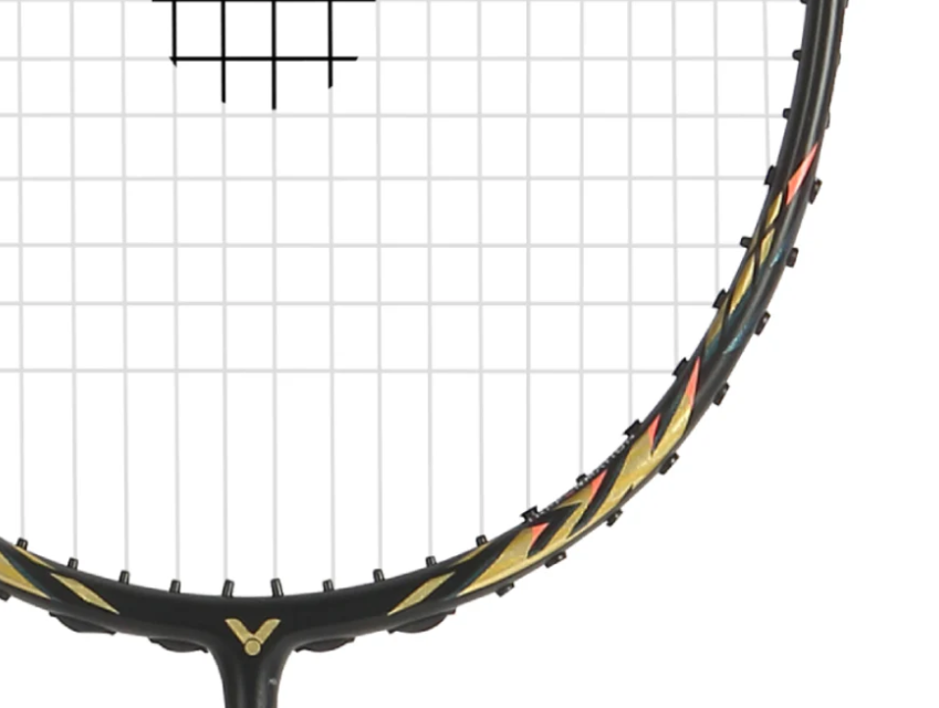 VICTOR Thruster TK-RAPTOR Badminton Racket 4U G5 – Head Heavy, Stiff Shaft, 31 lbs Tension, Advanced Power Racket