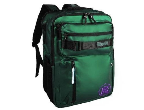 VICTOR x Dragon Ball Z Backpack BR5039DBZ Deep Teal | PU Leather | Racket & Shoe Compartments | Side Pockets | Matching Anime-Themed Lining | 32x18x46.5cm