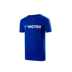 VICTOR T-42050/F Junior Sports T-Shirt – 100% Polyester, Lightweight & Breathable, Blue
