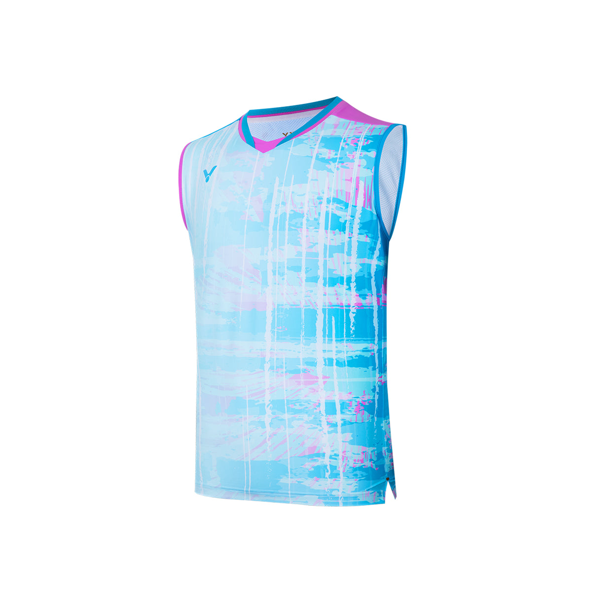 VICTOR T-45003 Unisex Tournament Series Sleeveless T-Shirt | 100% Polyester | Lightweight Breathable Performance Sportswear