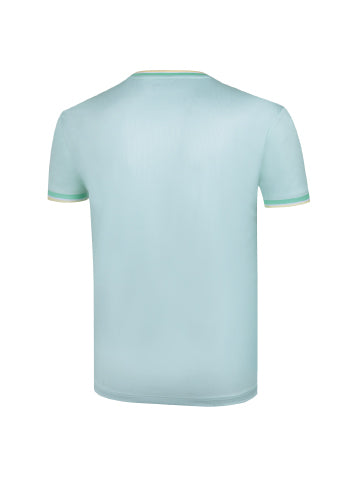 Victor T-50014 Unisex Polyester T-Shirt | Lightweight Sports Tee | Breathable Casual Wear | Available in Patel Green & Purple