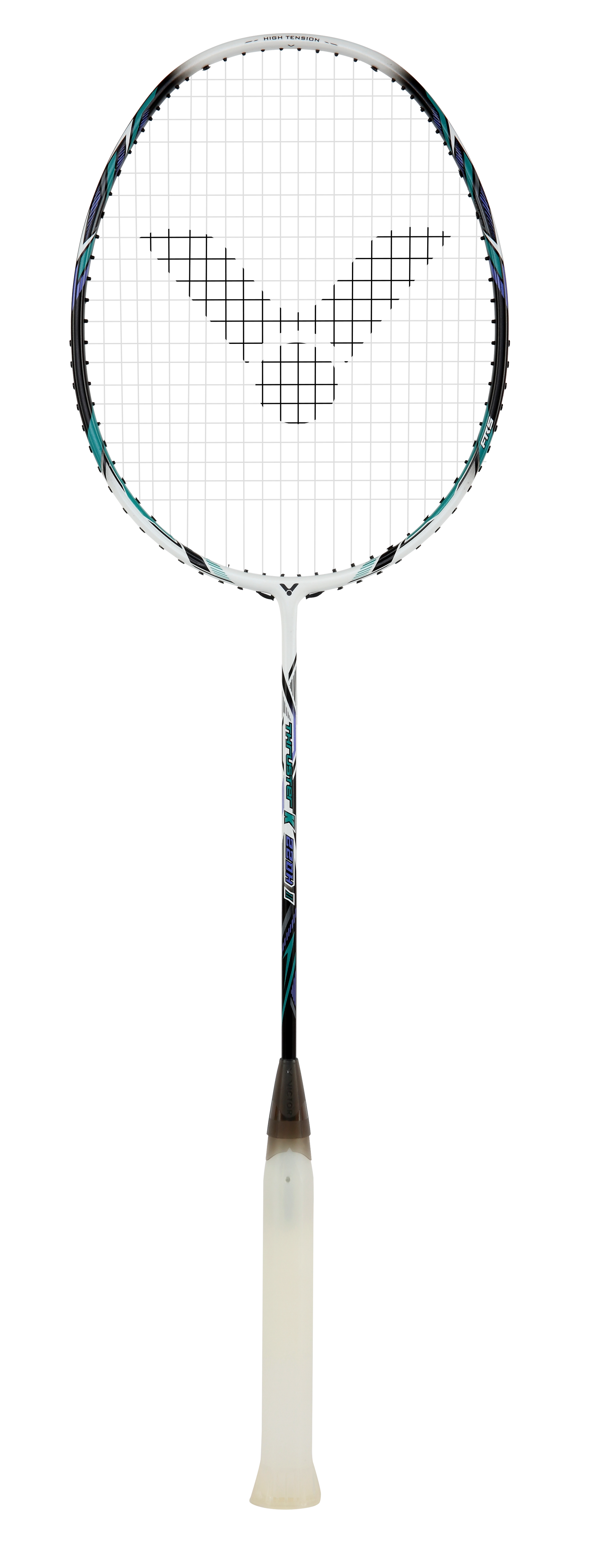 VICTOR Thruster TK-220HII Badminton Racket 4U G6 Strung – High Tension 35 lbs, Graphite Frame, Power & Speed