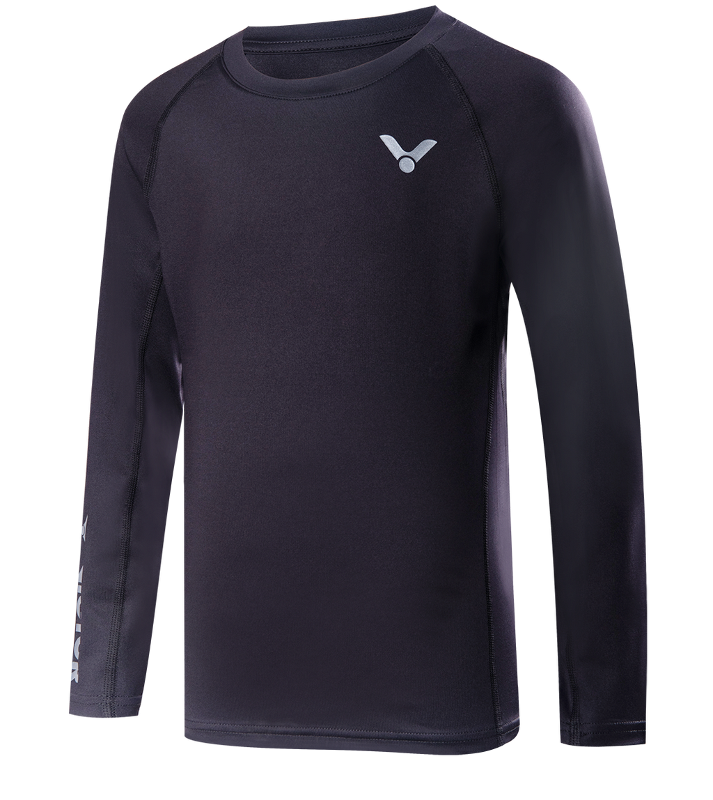 VICTOR Junior Long Sleeve & Pants Set TP-42045 – Black | Comfortable, Durable Kids’ Activewear