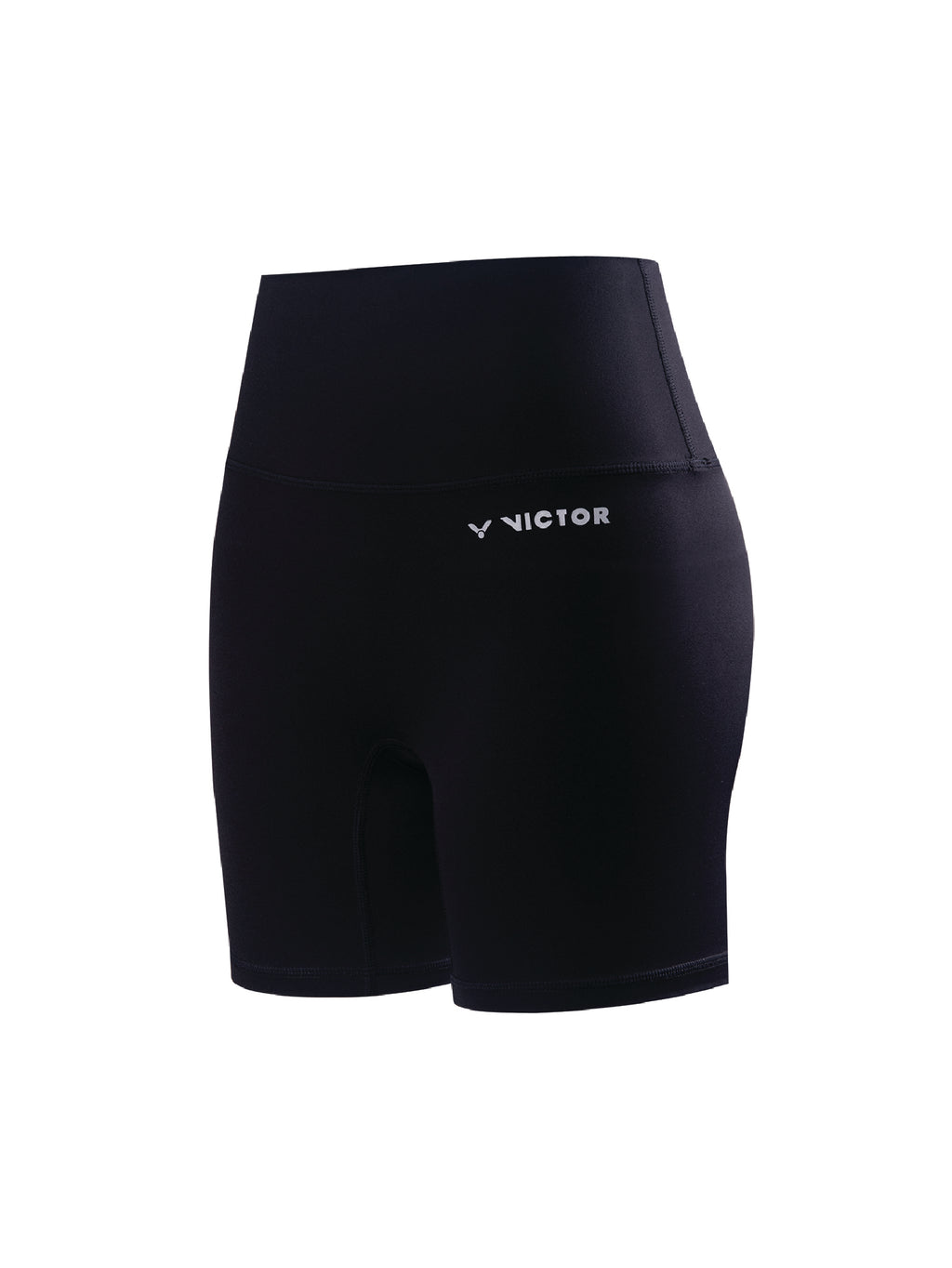 VICTOR Polyester Unisex Compression Shorts R-41208 – Black | Breathable, Lightweight, Performance Sportswear