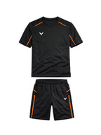 VICTOR Junior T-Shirt & Shorts Set TR-42626255 – Available in Two Colour-Blue & Black | Comfortable, Durable Kids’ Activewear