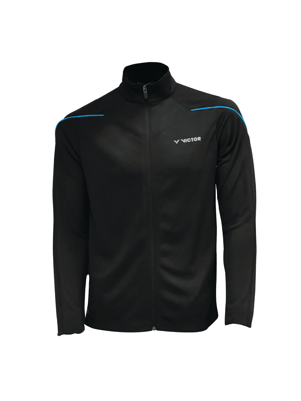 VICTOR Unisex Polyester Jacket & Pants Set JP-3702 – Available in Two Colour Navy Blue & Black | Lightweight, Breathable, Performance Tracksuit