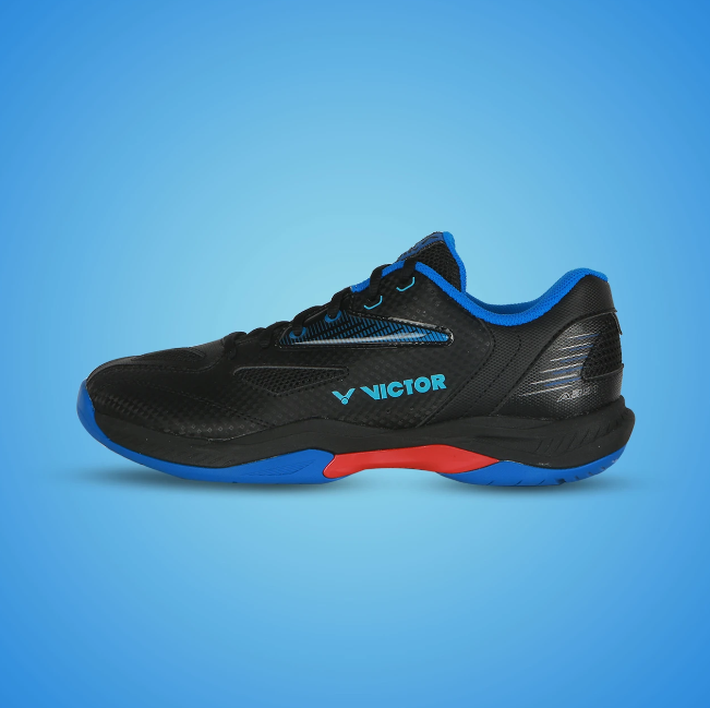 VICTOR A391 All-Around Badminton Shoes – U-Shape 3.0 Wide Fit, Unisex Court Shoes-Black