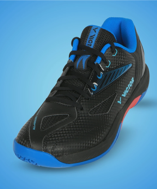 VICTOR A391 All-Around Badminton Shoes – U-Shape 3.0 Wide Fit, Unisex Court Shoes-Black