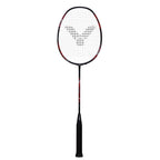 VICTOR Thruster EGL HT Badminton Racket 4U (Unstrung) – Head Heavy, 34 lbs Tension, White/Black, Free Cove