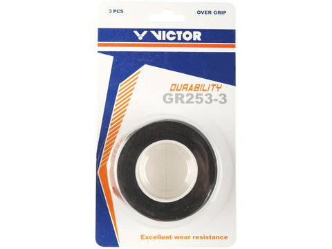 VICTOR GR-253-3 Durability Wear Resistance Over Grip -(Pack of 2)