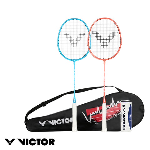 VICTOR POWER 1000 Badminton Racket Set | Strung Racket Set